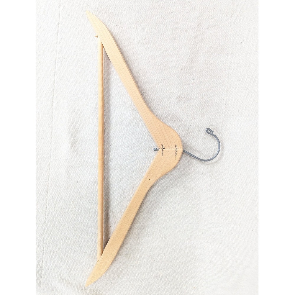 Philadelphia International Airport Motel Wooden Clothes Hanger Vintage Hotel ... - Picture 6 of 7